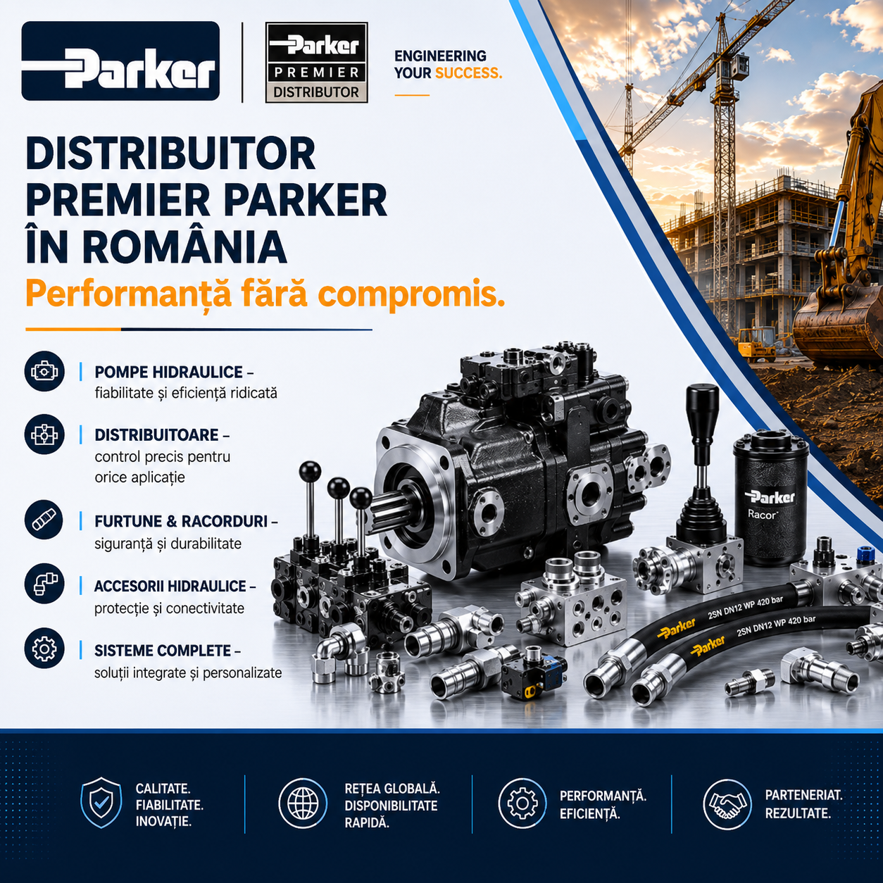  Parker lider mondial pompe si motoare hidraulice
